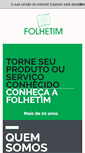 Mobile Screenshot of folhetim.com